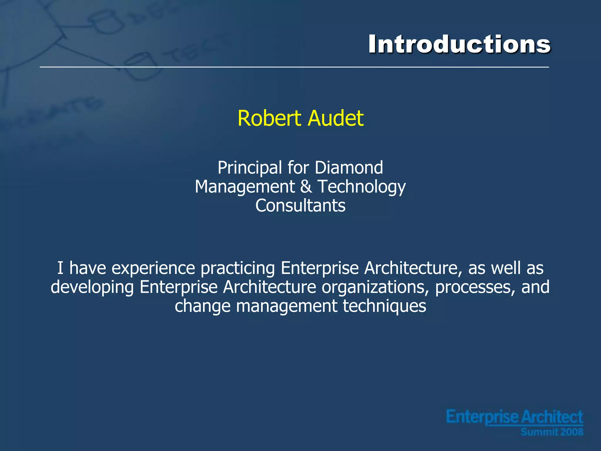 Enterprise Architecture: Making it Real
