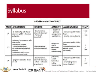 Syllabus
 