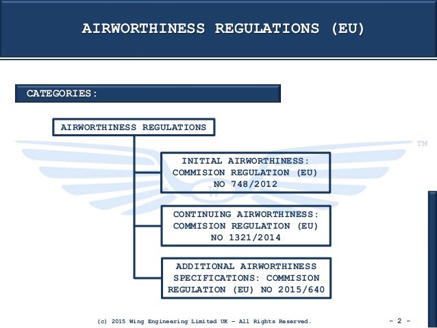 Easa Airworthiness Requirements – XLCU