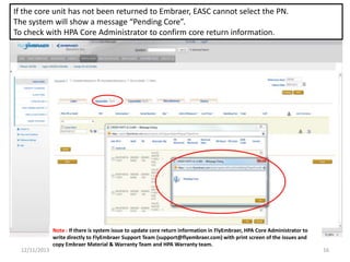 Easc Claims Submission Procedure | PPTX