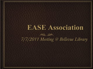 EASE Association ,[object Object]