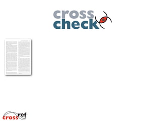 CrossCheck Overview for EASE