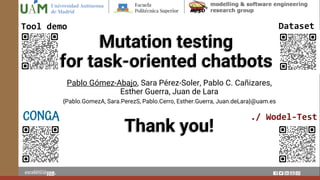 Mutation Testing for Task-Oriented Chatbots | PDF