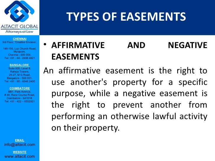 Easement rights