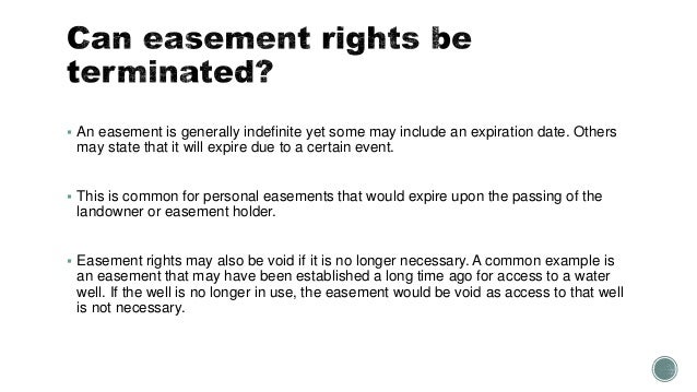 assignment of easement rights