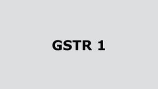 GSTR 1
 
