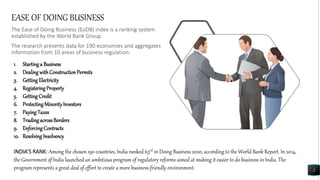 Ease of doing business | PPTX