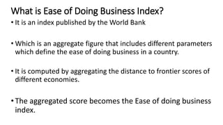 Ease of doing business 2018 | PPTX