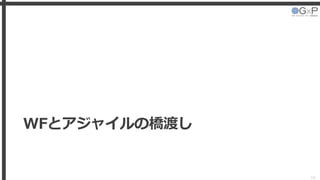 WFとアジャイルの橋渡し
10
 
