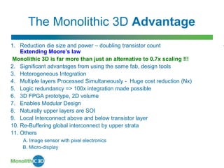 Easiest Monolithic 3D IC | PPTX