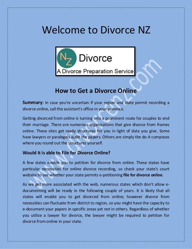 How To Get A Divorce >> Easiest Way To Get A Divorce At Divorcenz How To Get A Divorce >> Easiest Way To Get A Divorce At Divorcenz