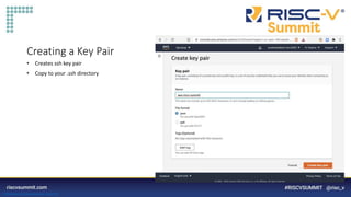 Information Classification: General
Creating a Key Pair
• Creates ssh key pair
• Copy to your .ssh directory
 