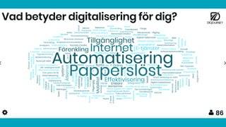 Vad betyder digitalisering?
 