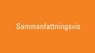Sammanfattningsvis
 