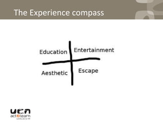 The	
  Experience	
  compass	
  
 