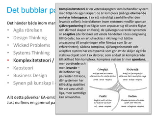 Enterprisearkitektur som designdisciplin - Design Thinking för Enterprise-arkitekter