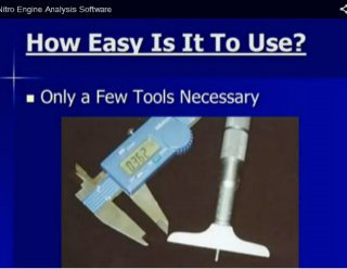 Only Tools Needed for Nitro RC Engine Analysis Software