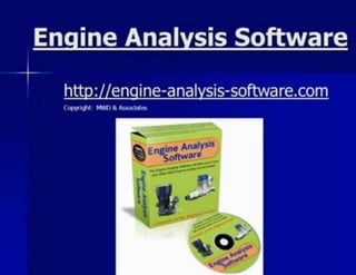 Nitro RC Engine Analysis Software
