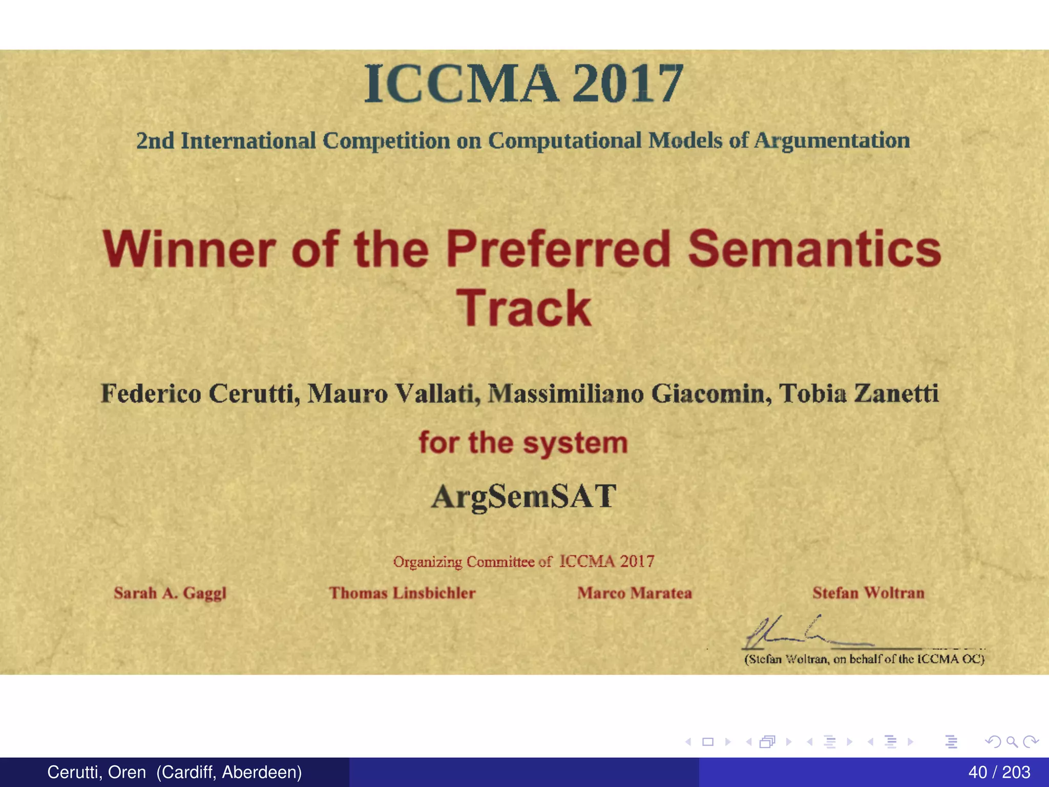 Cerutti, Oren (Cardiff, Aberdeen) 40 / 203
 