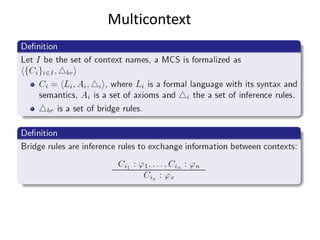 Multicontext
 