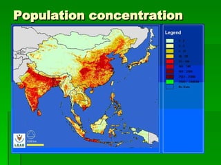Population concentration 