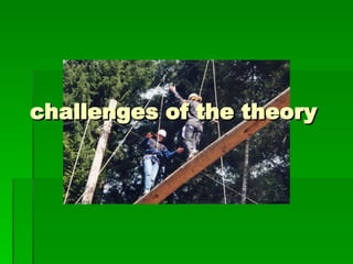challenges of the theory 