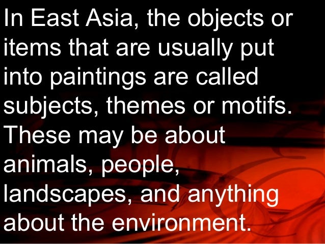 East asian art grade 8 K-12 Arts TopicSecond Quarter