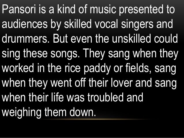 Essays types music