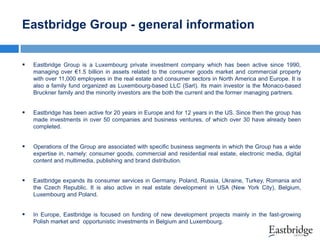 Eastbridge Group PPT