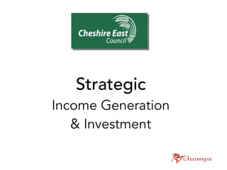 Strategic
Income Generation
& Investment
 