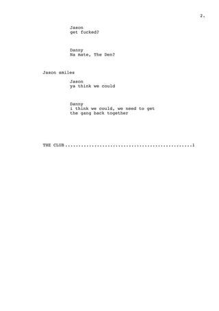 End Up Script East end script pdf | PDF