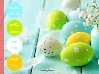 Electric Blue, Chartreuse, White, Yellow