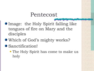 Easter and Pentecost