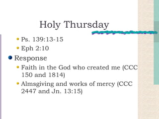 Easter and Pentecost