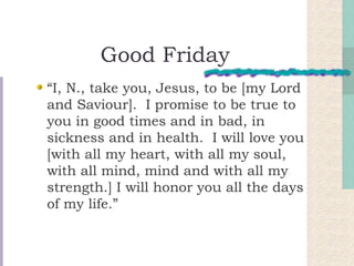 Easter and Pentecost