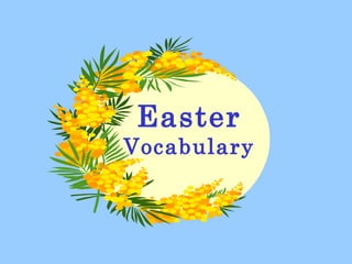 Easter Vocabulary 