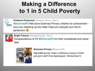 Making a Difference
to 1 in 5 Child Poverty
 
