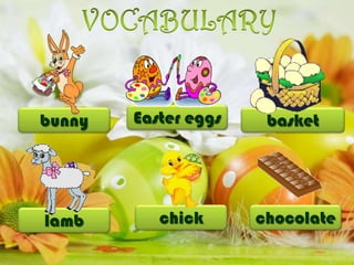 bunny Easter eggs basket
chocolatechicklamb
 