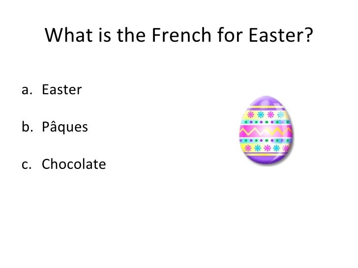 Easter In France