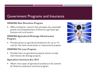 Omafra Bat Risk Eastern ontario local food 2050 - Allan Douglas | PPT