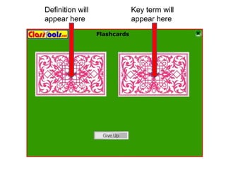 Definition will appear here Key term will appear here 