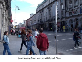 Lower Abbey Street seen from O’Connell Street
 