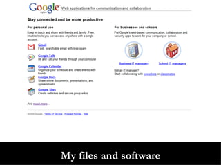 My files and software 