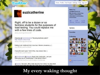 My every waking thought 