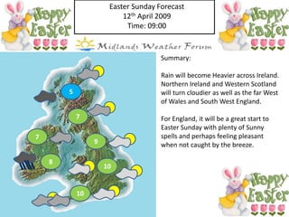 Easter Sunday Forecasts V4