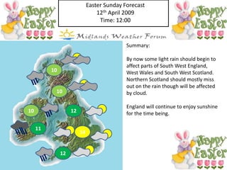 Easter Sunday Forecasts V4