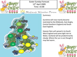 Easter Sunday Forecasts V4