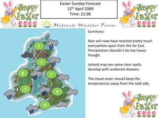 Easter Sunday Forecasts V4