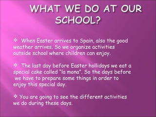 Easter traditions in Spain KA2
