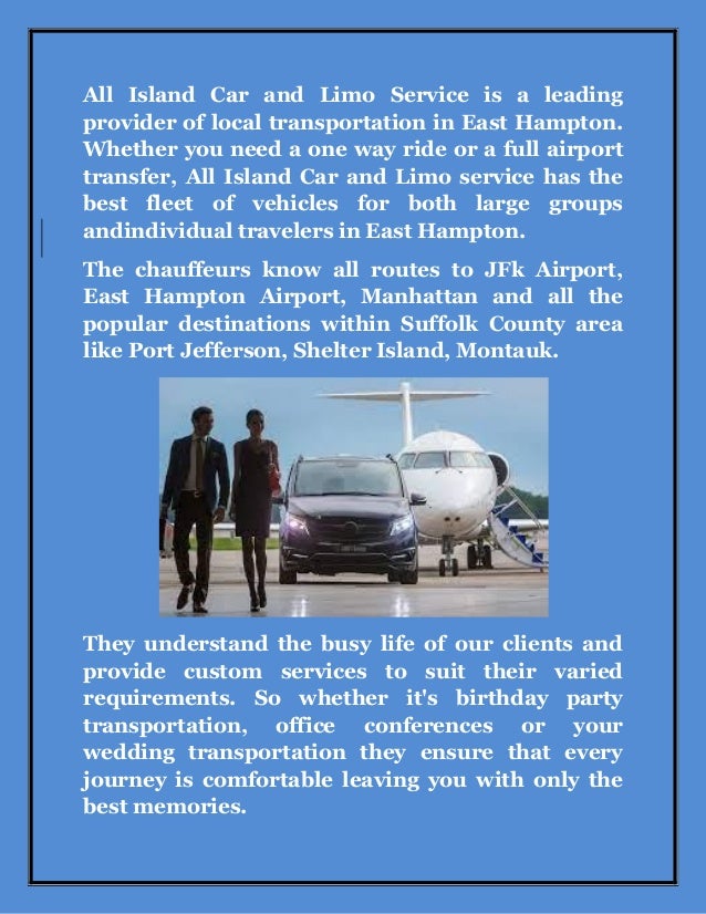 East Hampton Airport Car Service Made Easy